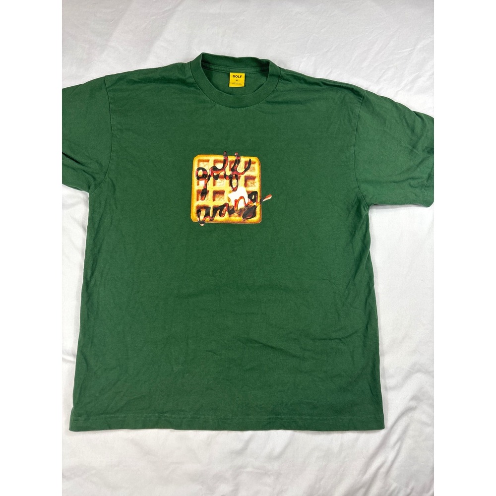 Golf Wang Waffle Graphic T-Shirt Forest Green Mens XL Tyler The Creator Tee